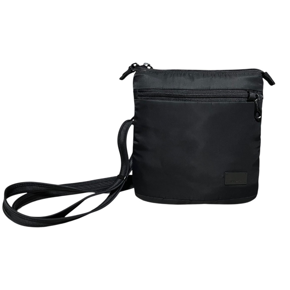 Pacsafe Black Crossbody Anti-Theft Nylon Bag